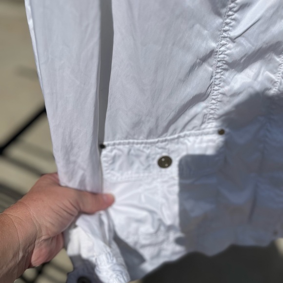 White House Black Market Crisp White Utility Jacket - Picture 10 of 12